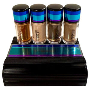 MAC Irresistibly Charming Glitters and Pigments Gold Set of 4 + Storage Case NIP